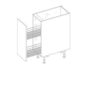 Kasattu Alakaappi tarvikevaunulla