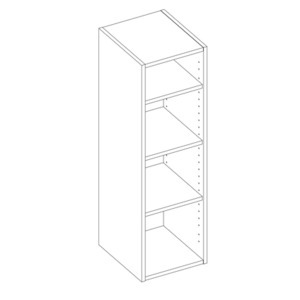 Kasattu yläkaappi 990x340 P3