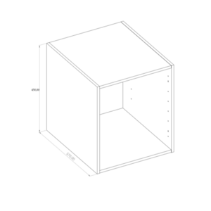 Kasattu yläkomero 450x570