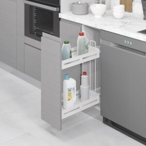 Unique tarvikevaunu 200 valkoinen