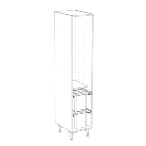 Siivouskaapin jätevaunu