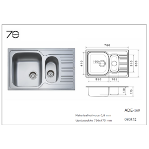 ADE 169 rst allas 1 1/2-altainen