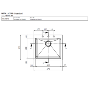 Komposiittiallas NEVADA musta