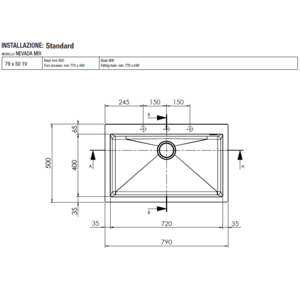 Komposiittiallas NEVADA musta
