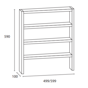 Liesituuletinkaappi 590 kost.kest.