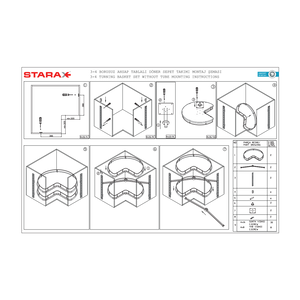 Starax Sisäkulmamekanismi WING 3/4