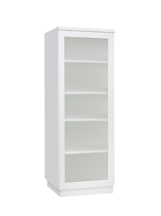 Sonaatti A8.4 vitrin 50 cm trähyllor