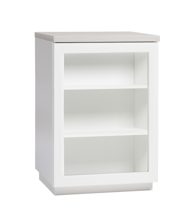 Anton A1.3 kaappi 50 cm, lasiovi