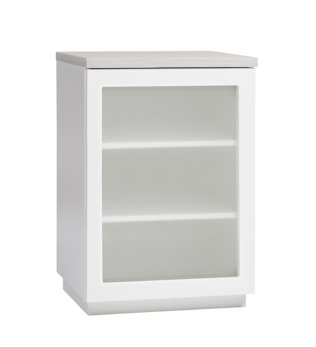 Anton A1.4 kaappi 50 cm, maitolasiovi