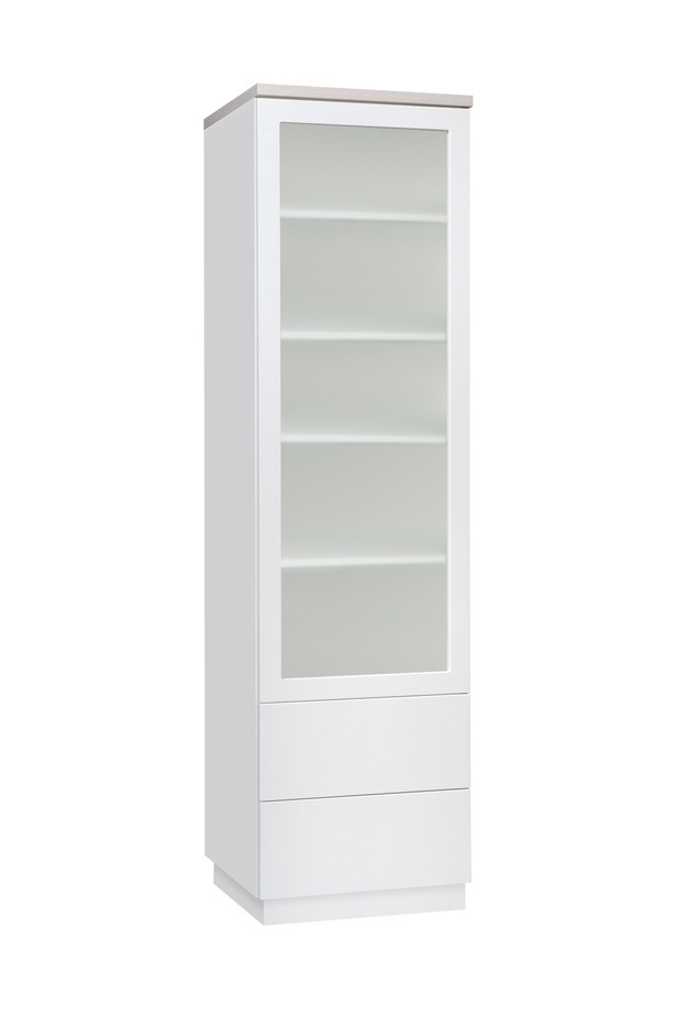 Sonaatti/Anton A7.8  vitrin 50 cm, trä hyllor