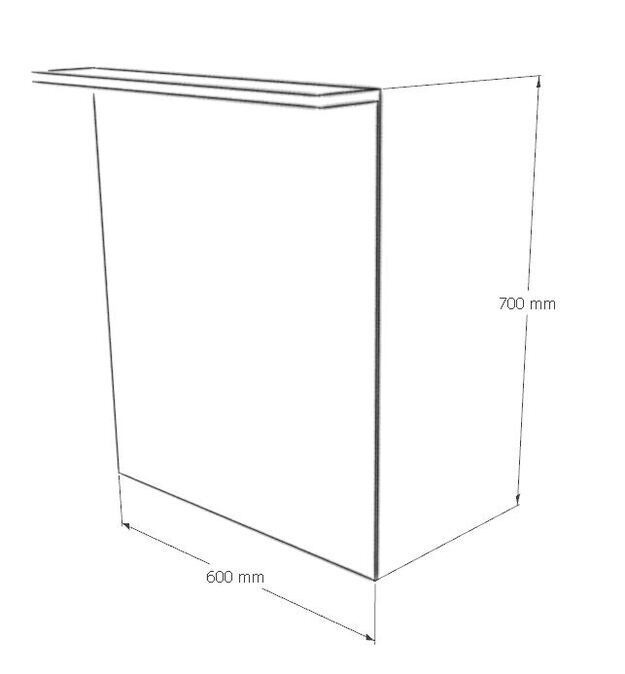 Caino valopeili 700x600 mm 230V