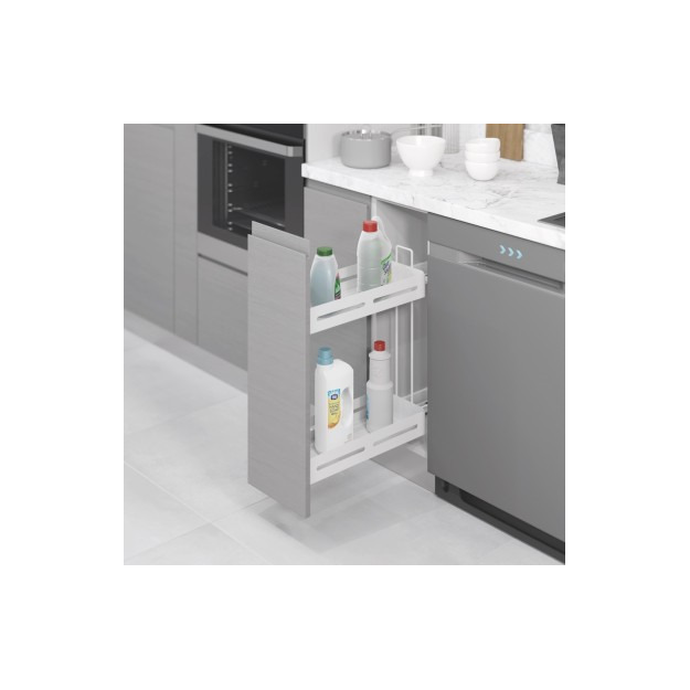 Unique tarvikevaunu 200 valkoinen